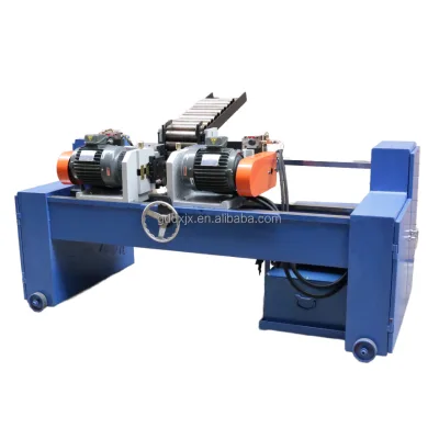Dual Head Hydraulic Numerical Control Trimmer Complete Pipe And Rod Edge Chamfer In One Machine