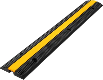 Channel Rubber Cable Protector Ramps Cable Wire Cord Cover Ramp Speed Bump Driveway Hose Cable Ramp Protective Cover