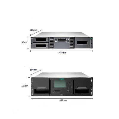 HPE StoreEver MSL2024 Tape Library AK379A 0 Drive Backup Storage System for Data Center