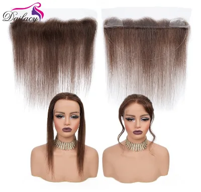 33*5cm Brazilian Remy Virgin Human Hair Women's Forehead Hairline Lace Toupee Hairreplacement Vendor"
