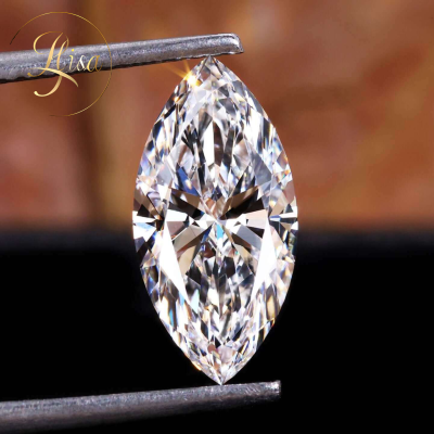 Marquise Cut VVS Lab Grown Diamond Loose Stone D Color for Certified 1 Carat