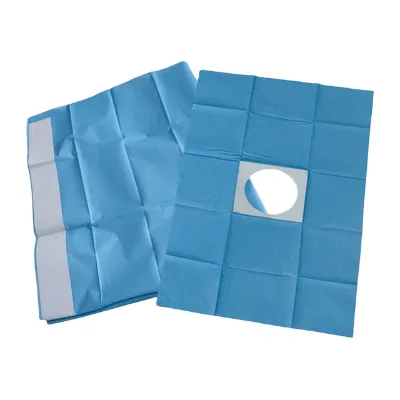 Medical Disposable Surgical Drape Sterile Vertebra Hole Drape with Incise Film