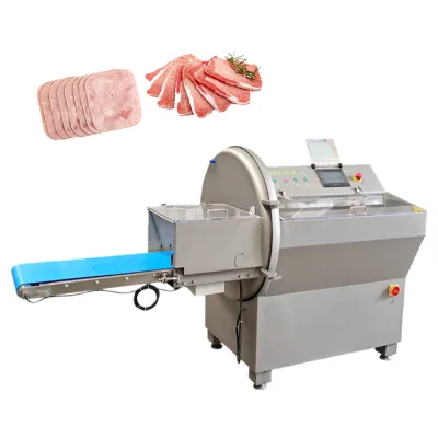 Large Power Frozen Meat Portioning Slicer Machine Beef Slicer Machine Meat Portioning Machine Saw Cutting Thin Machine