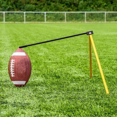 BN09A Durable Polyester Net & Metal Frame Football Kicking Holder Tee Innovative Field Goal Training Aid 16x17 Inches