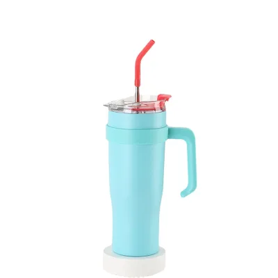 Stylish 40oz Casual Car Cup Mac Ice Thermos Bottle Good Quality Large Capacity Attractive Straw Good-Looking Large Thermos