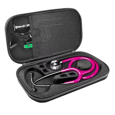 Large Hard Stethoscope Carrying Case with Mesh Pocket for Nurse Accessories Travel Stethoscope Protective Case Stethoscope Case