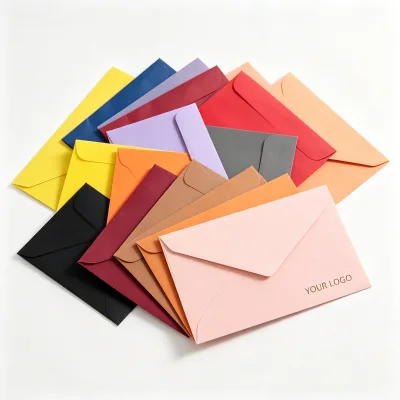 Custom Textured Paper Envelope Package Special Touch Paper Foldable Envelope for Wedding Gift Invitations