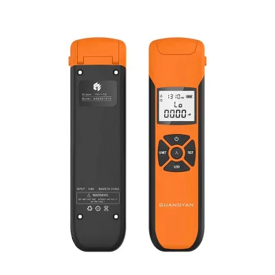 FNET Mini Optical Power Meter G10 FTTH Orange One-Click Pop-up Cap 2.5mm Universal Connector SC FC ST 9 Wavelengths USB