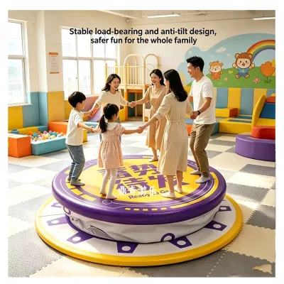 Soft Play Balance Rotating Chair, 360° Kids Sensory Training Spinning Disc for Indoor Playground & Kindergarten