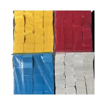 Hot Selling Premium Rectangular Tissue Paper Confetti Konfetti for Halloween Weddings Easter Parties Nightclubs Crazy Events