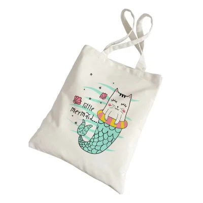 Korean Tote Bag Custom Canvas Tote Bag Canvas Wholesale Tote Bags