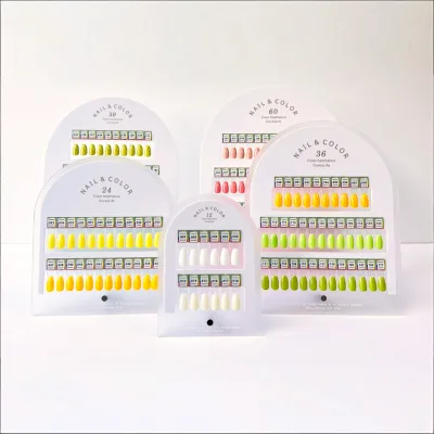 Wanji OEM/ODM Magnetic Removable Frosted Nail Color Board Acrylic Swatch Panel Gel Polish Sampling Display Salon Wholesale Tool