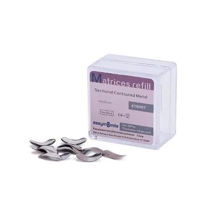 Dental Matrix 50pc Per Box Steel Stainless Metal Matrix Endo Refill Matrices