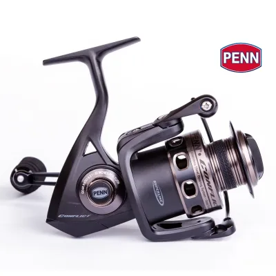 PENN CONFLICT Spinning Fishing Reel Full Metal Body Trolling Reel Big Spool Fishing Reel