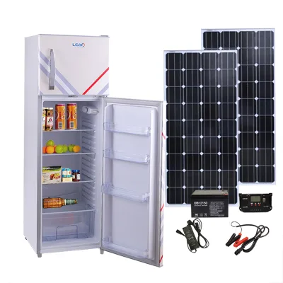 215L DC 12V/24V Compressor Solar Panel Fridge with 2 Years Warranty