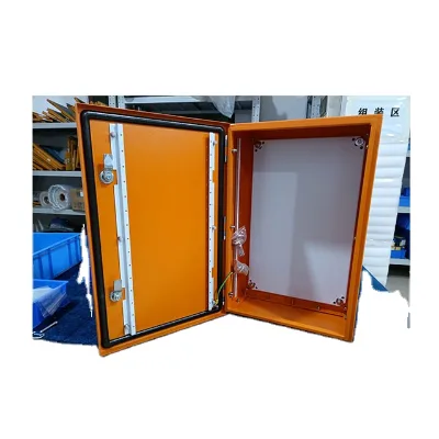 Cable Box Waterproof Enclosure Box for Electronic RAL7035 Orange Metal Steel Enclosure