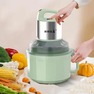 Factory Wholesale Multifunctional Food Processor With Many Attachments Onion Chopper Dicer Automatic Meat Bone Grinder Machine