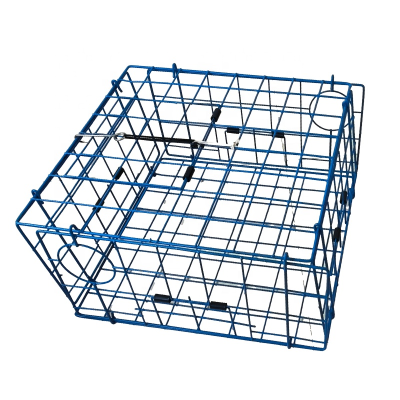 Heavy-duty Steel Wire square Lobster Crab Trap Can Be Folded