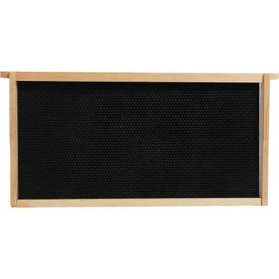 Beehive Frames with Plastic Foundation Kit Brood Wooden Frames with Foundation