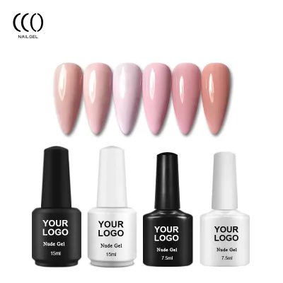 Custom Logo Bottle Gel Nail Polish Painting Gel Private Label Nude Series Gel Nail Polish