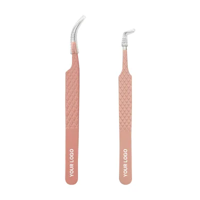Individual and Volume Lashes Free Design Stainless Steel Eyelash Extension Tweezers