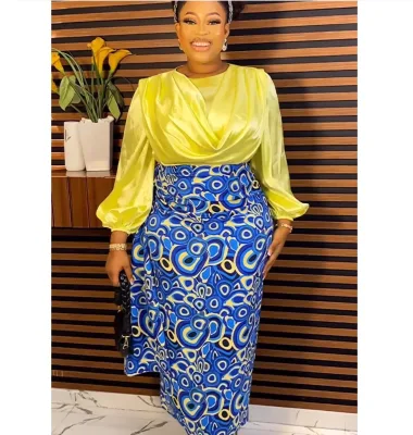 African Dresses for Women Clothing African Print Dress Two Piece African Dress
