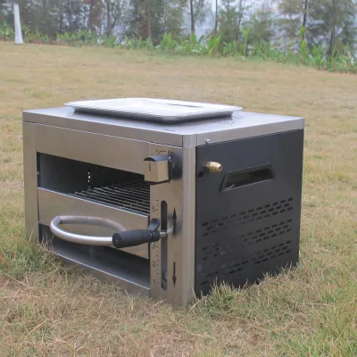 As Seen on TV Promotion Beef Chicken BBQ Grills Powder Coated Stainless Steel 10-Inch Pizza Oven Outdoor Use Model 762-16
