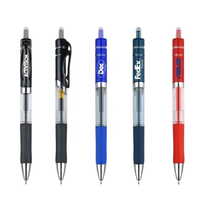 Wholesale Large Capacity Durable Gel Pen Superb Black 0.5mm Writing Width Plastic Material