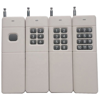 Wireless Remote Control  Long Distance Hight Power Fixed Code 1/2/3/4/6/8/12 Key  433 mhz Remote Control