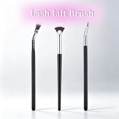 Folding Angle Scalloped Lash Brush Multi Head Design Mascara Fan Brushes Eyelash Eyebrow Brush Lash Wand Spoolies Tools