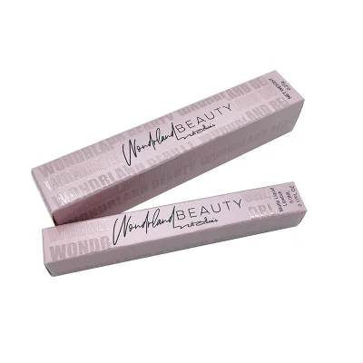Factory Hot Sales Hot Style Lipstick Eco-Friendly Paper Color Packaging Box Design Cosmetic Mascara Packaging Box