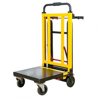 Silent Stair Climbing Electric Handcart Automatic Track Heavy-Duty Building Materials Transport Trolley Home First-Aid Device