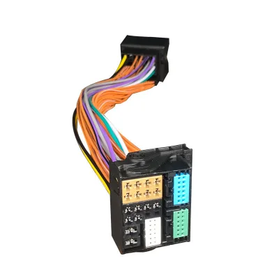 Custom Male Female Docking Full Pin Needle 52p Automotive Cable Car Audio Wiring Harness for Golf 7 Audi cd Dvd Host Audio