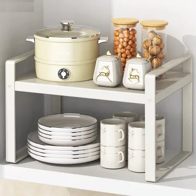 Scalable Household Use Kitchen Storage & Countertop Cabinet Units Seasoning Organization Partitioned for Home & Bathroom Use