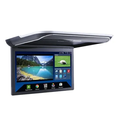 19.5 Inch FHD 1080P MP5 Car Roof LCD Ceiling Monitor Latest USB SD Card Connection with 7 Color Ambient RGB Lights