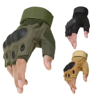 Tactical Gloves Half Finger Outdoor Gloves Fingerless Glove for Riding Cycling Paintball Motorcycle