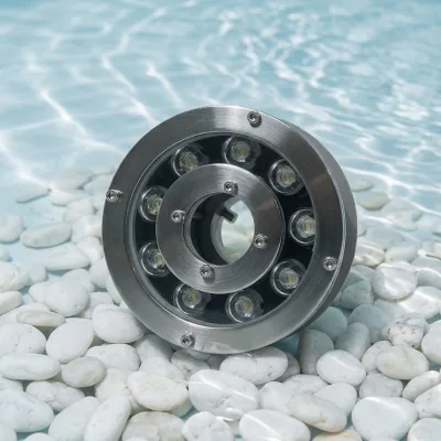 IP68 Underwater Aluminum LED Fountain Light for Warehouse 6W-18W DMX RGB with 3-Year Warranty