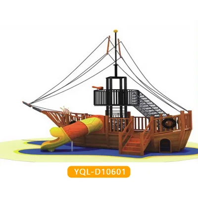 Customized Amusement Park Pirate Ship Play Facilities Size Optional
