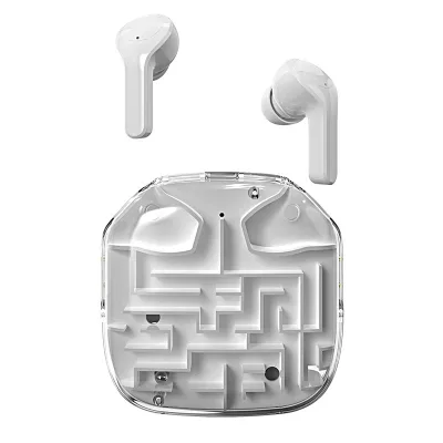 2 in 1 Funny Labyrinth Decompression Toy TWS Earphone Strong Bass Headphones Music Relaxation Maze 2026 TWS Earbuds