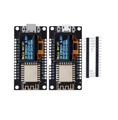 ESP8266 Development Board with CH340G Serial Port - Nodemcu WiFi Module & 0.96" 128*64 OLED Screen - All-in-One Kit
