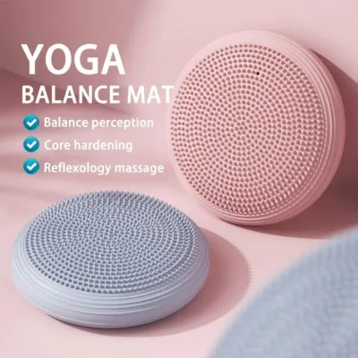 Multi-Function Balance Trainer for Yoga & Pilates Core Muscle Relaxation Exercise Air Cushion Half Ball Balance Ball Trainer