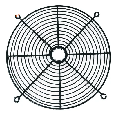 Black or Chrome Stainless Steel Powder Coated Wire Fan Guards for PC Computer Cooling Fan Industrial Ventilation Fans