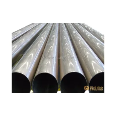 Copper-Nickel Alloy Tube Pure Copper Straight/Coil Pipe C70600 Chemical Industry, Marine Heat Exchange Tube
