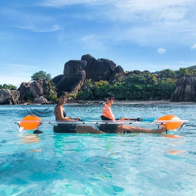 New Design Kayak Canoe Usate 2 Person Drive Double Ocean Kayak With Electric Motor