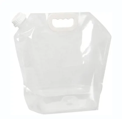 Premium Collapsible Water Bag 5 Liter Gallon Foldable Portable Water Plastic Bag Food Grade Outdoor Foldable Water Bag