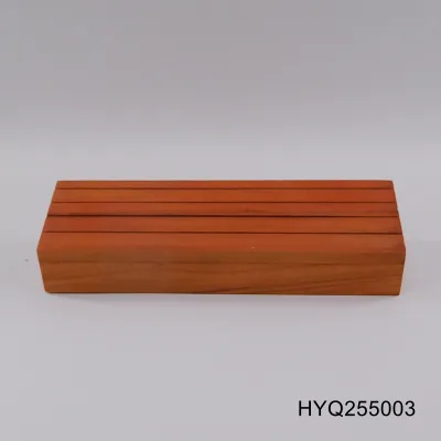 Woodcraft Customizable Wooden Polished Wood Base for Playing Card