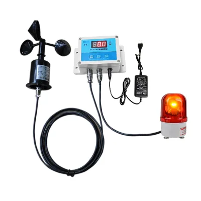 Agriculture Weather Station ABS Material Velocity Measuring Device Zigbee Wind Speed Sensor Anemometers for Tower Cranes