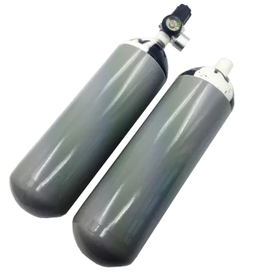 3L/6L 200Bar Anti-Corrosion Compressed Gas Empty Steel Tank for Firefighting&Diving Rebreather