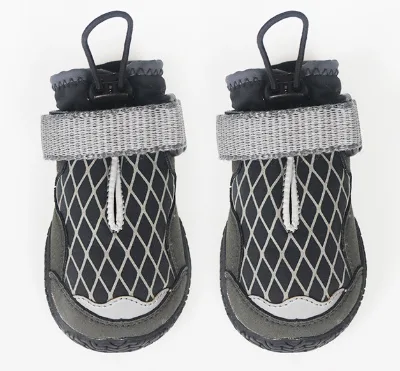 Winter Warm Dog Cotton Boots Outdoor Anti-Slip and Waterproof Dog Shoes