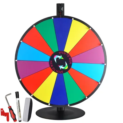 Professional Custom Tabletop Prize Wheel Brand New Spinning Lucky Wheel Spin for Billboards